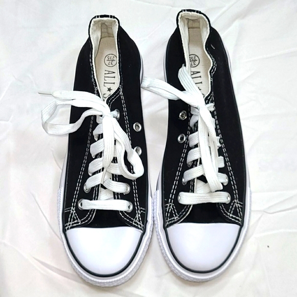 All Sport Other - All Sport girl's black canvas sneakers